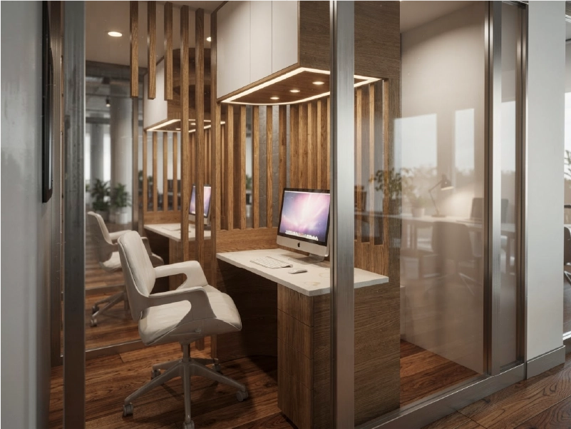 Diseño de arquitectura residencial en Colombia realizado por Incubo, con acabados en corian y mobiliario a la medida